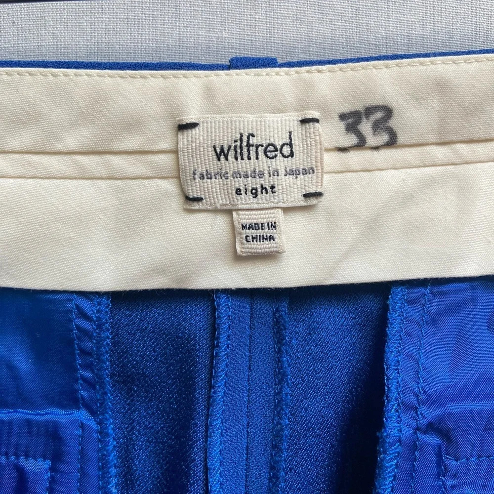 Wilfred Aritzia Silk Trim Formal Trouser Pants Sz 8 - Picture 7 of 12
